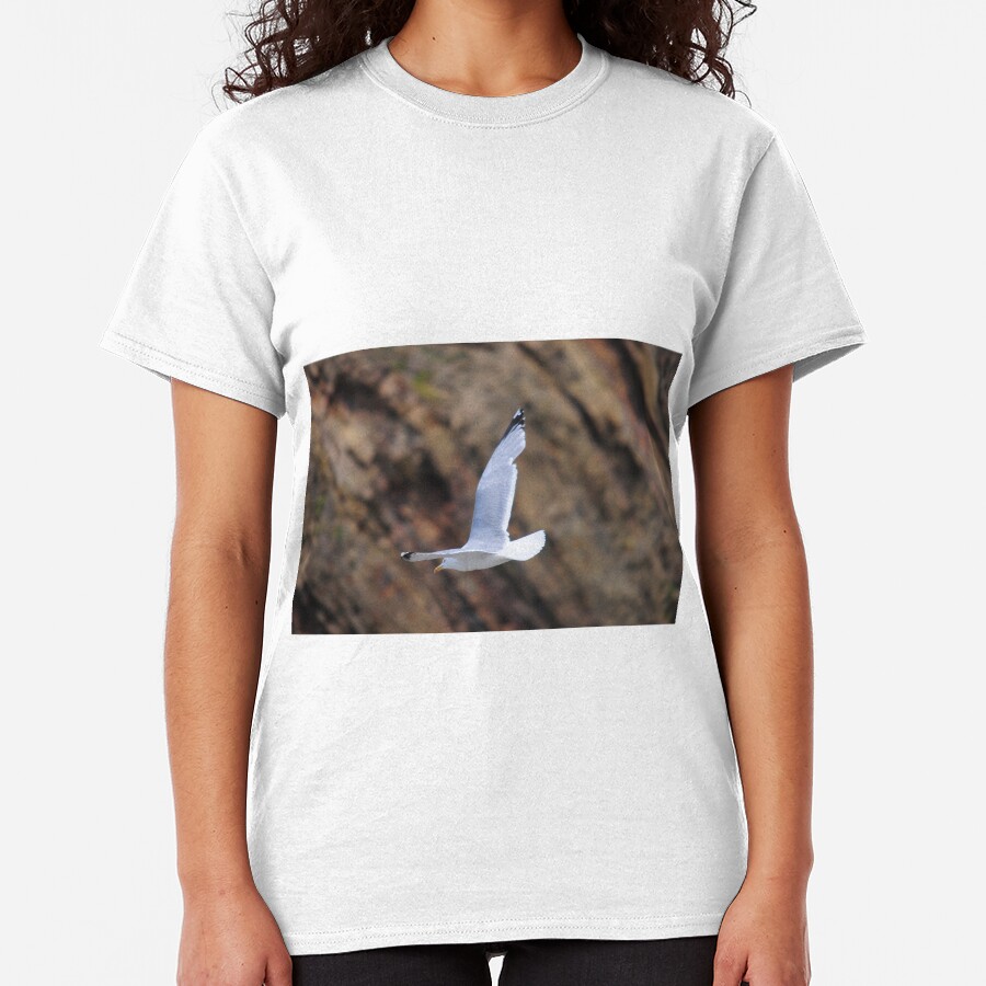 Seagull in flight Classic T-Shirt
