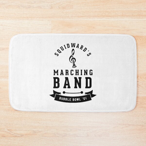 Item preview, Squidward's Marching Band (White Text) designed and sold by Alexa Morgan.