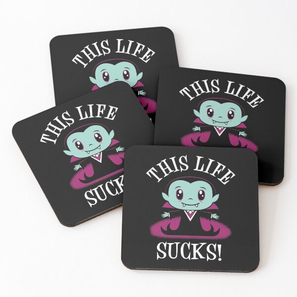Item preview, Life Sucks - Creepy Cute - Kawaii Vampire - Goth designed and sold by Nemons.