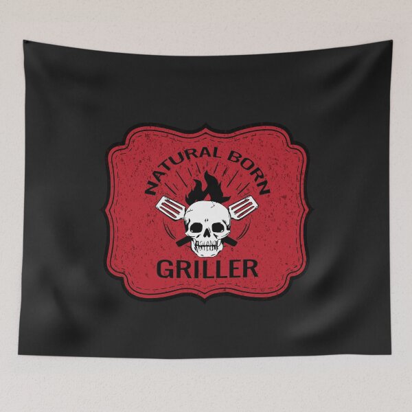 Item preview, Natural Born Griller, BBQ, Grill, Chef Gift designed and sold by tarek25.