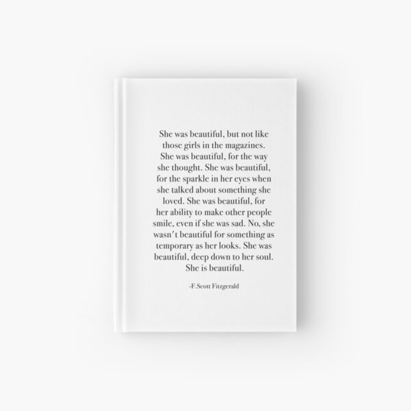 She was beautiful, but not like those girls in the magazines. Hardcover Journal