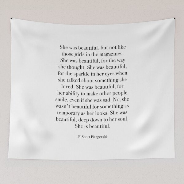 Item preview, She was beautiful, but not like those girls in the magazines. designed and sold by corbrand.