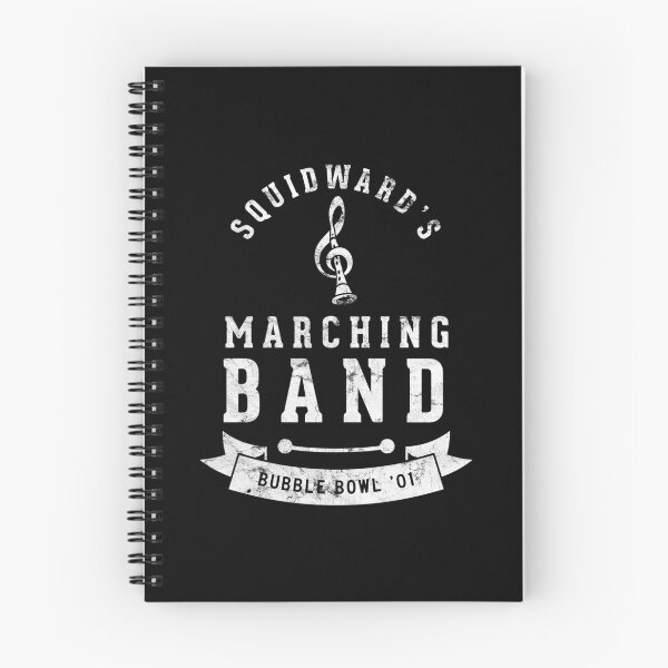 Item preview, Squidward's Marching Band (White Text Distressed) designed and sold by Alexa Morgan.