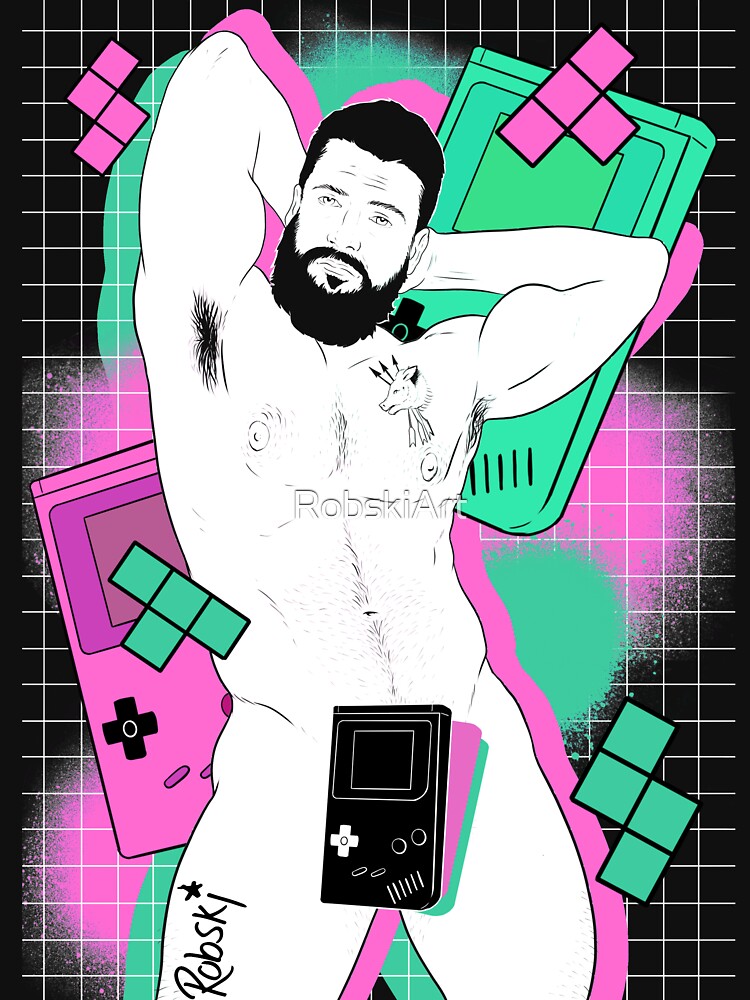 GameBoy Black by RobskiArt