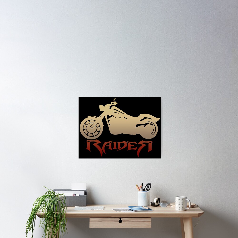 Yamaha Raider Poster By Luridevolution Redbubble