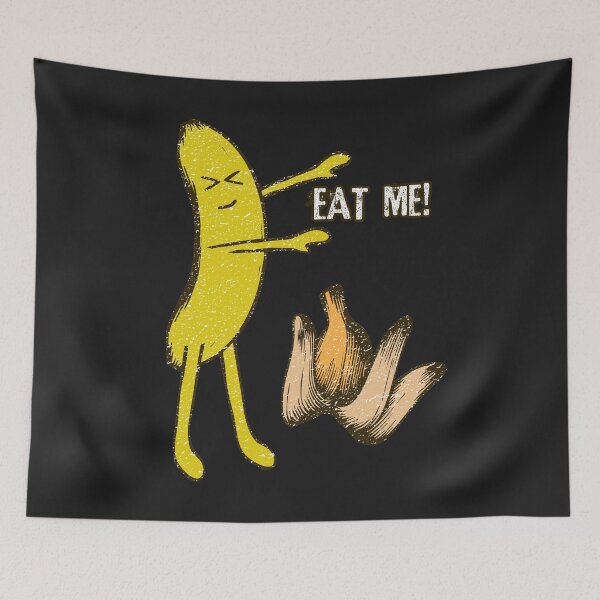 Item preview, Funny banana throws banana peel, Eat me! designed and sold by tarek25.