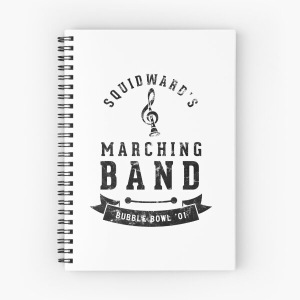 Item preview, Squidward's Marching Band (Black Text Distressed) designed and sold by Alexa Morgan.