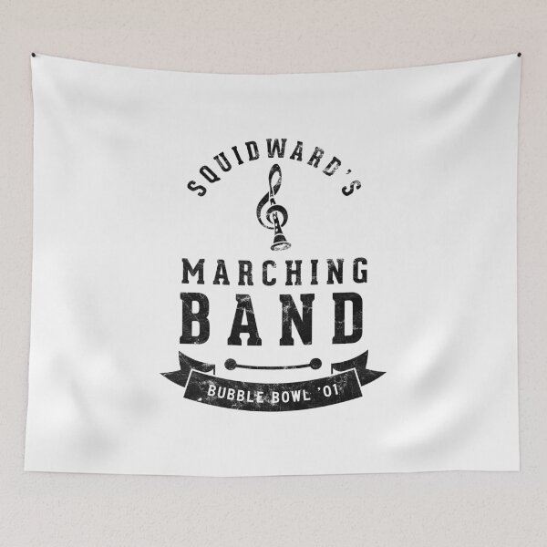 Item preview, Squidward's Marching Band (Black Text Distressed) designed and sold by Alexa Morgan.
