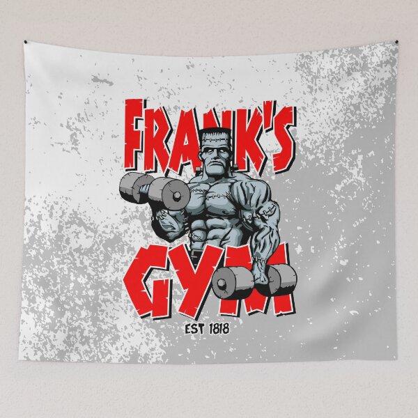 Item preview, Frank's Gym Frankenstein Halloween Bodybuilding Fitness designed and sold by GrandeDuc.