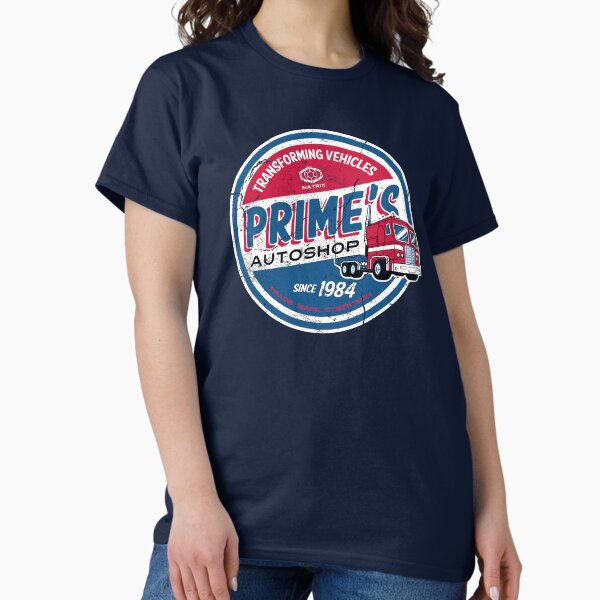 Prime's Autoshop - Vintage Distressed Style - Garage Classic T-Shirt