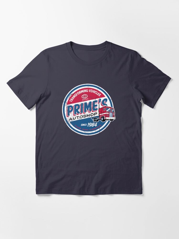Alternate view of Prime's Autoshop - Vintage Distressed Style - Garage  Essential T-Shirt