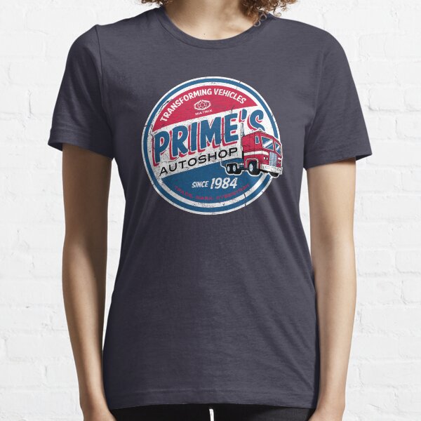 Prime's Autoshop - Vintage Distressed Style - Garage Essential T-Shirt