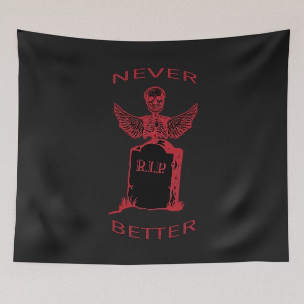 Item preview, Never R.I.P. Better skull angel designed and sold by tarek25.
