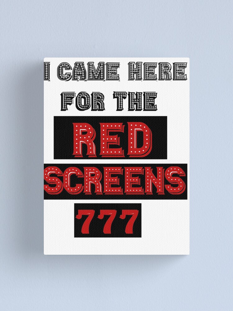 Slot machine red screens replacement