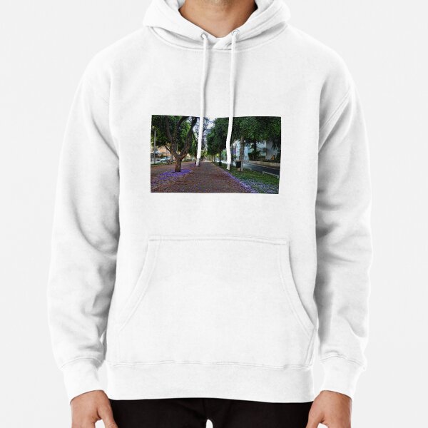 a purple spring foliage, Tel Aviv Pullover Hoodie