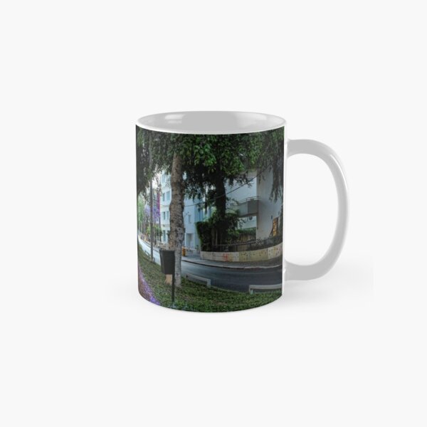 a purple spring foliage, Tel Aviv Classic Mug