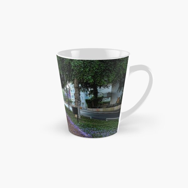 a purple spring foliage, Tel Aviv Tall Mug