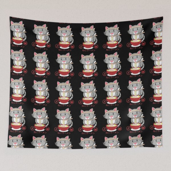 Item preview, Ramen noodle cat gift designed and sold by Evelyn Bitter.