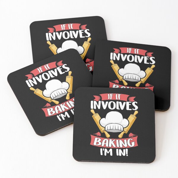 Item preview, Cute If It Involves Baking I'm In Funny Baker Chef designed and sold by perfectpresents.