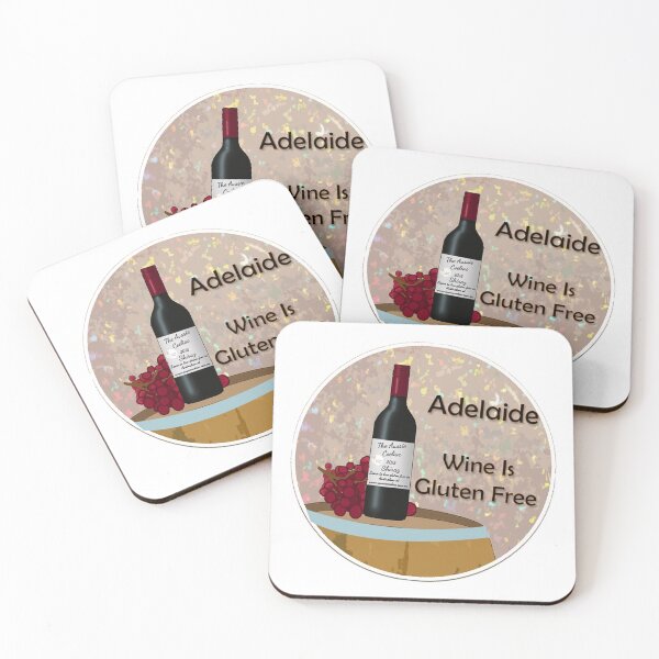 Item preview, Adelaide - Wine is Gluten Free designed and sold by aussiecoeliac.