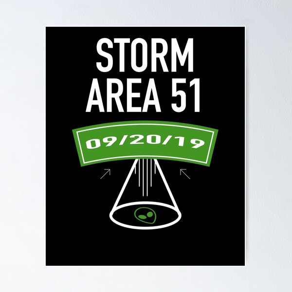 Item preview, Storm Area 51 - They Can't Stop Us All Shirts designed and sold by deichmonster.