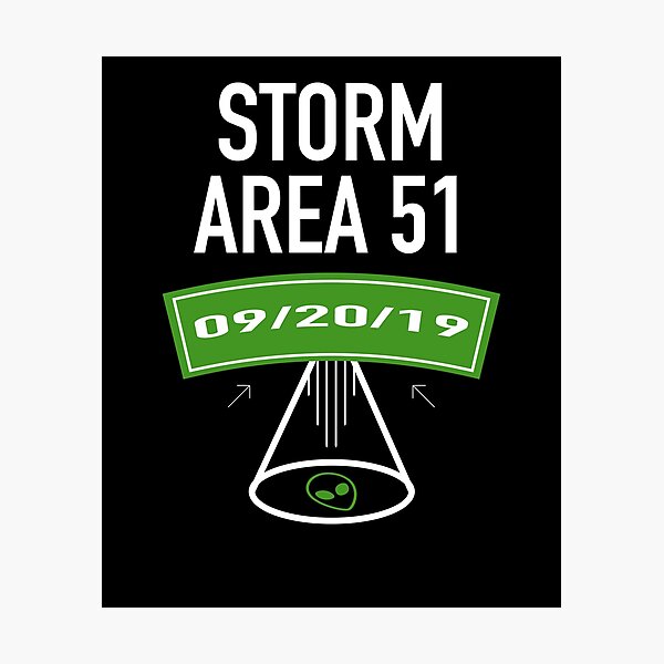 Item preview, Storm Area 51 - They Can't Stop Us All Shirts designed and sold by deichmonster.
