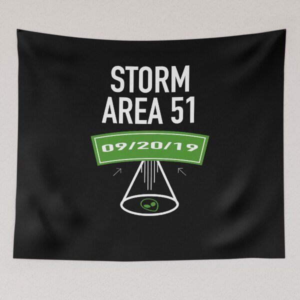 Item preview, Storm Area 51 - They Can't Stop Us All Shirts designed and sold by deichmonster.
