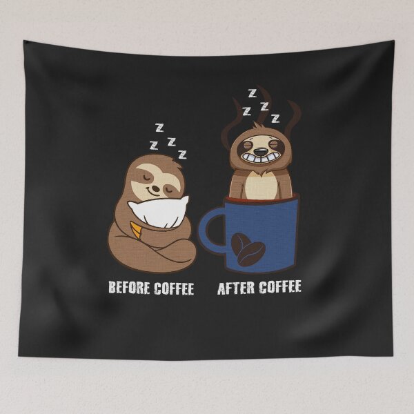Item preview, Funny pun Sloth Gift Coffee designed and sold by tarek25.