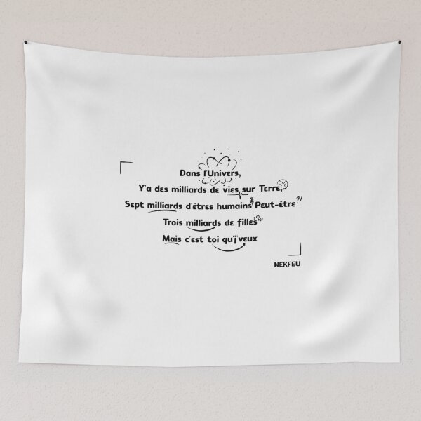 Item preview, Nekfeu - Quote designed and sold by Oni  Zuka.