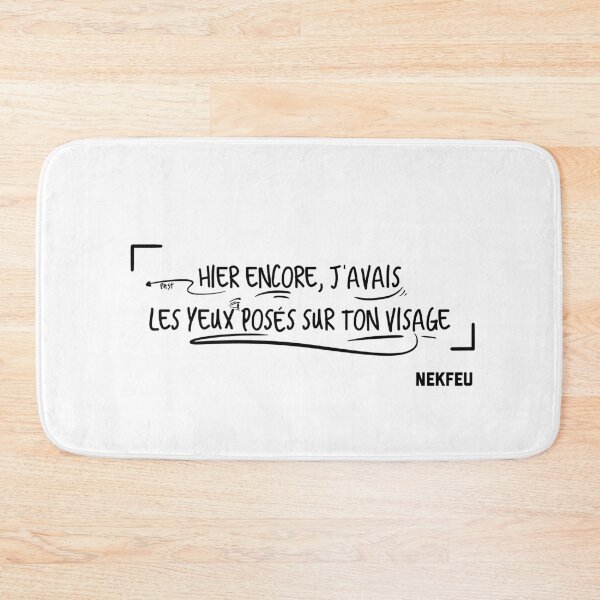 Item preview, Nekfeu - Quote designed and sold by Oni  Zuka.