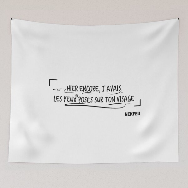 Item preview, Nekfeu - Quote designed and sold by Oni  Zuka.