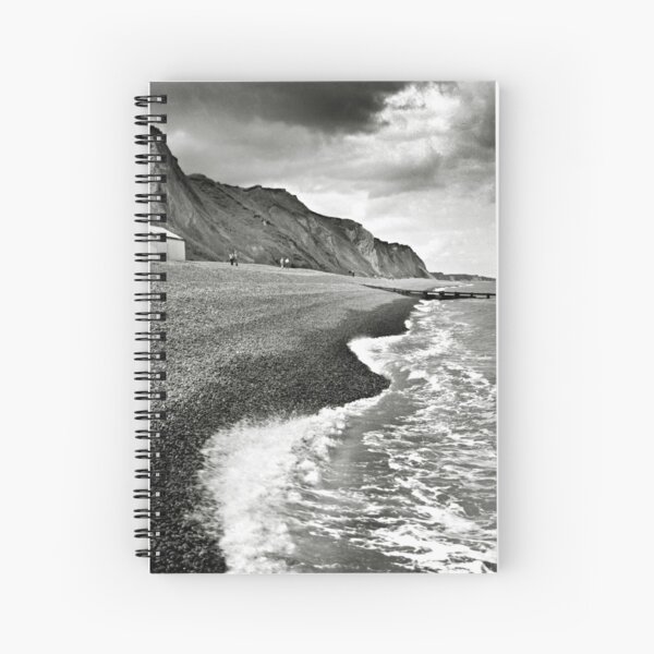 The pebble beach at Sheringham, Norfolk, UK Spiral Notebook