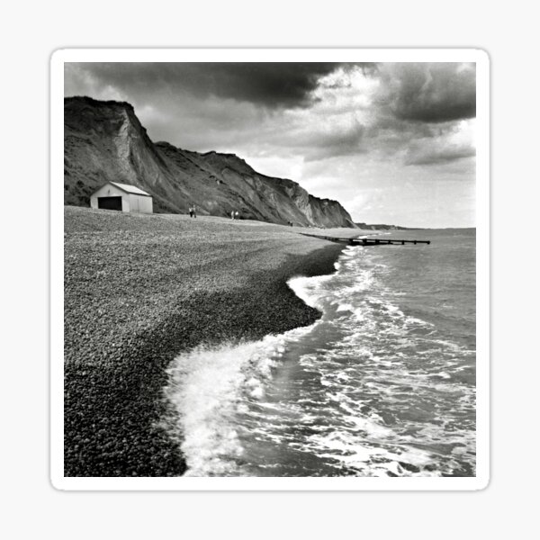 The pebble beach at Sheringham, Norfolk, UK Sticker