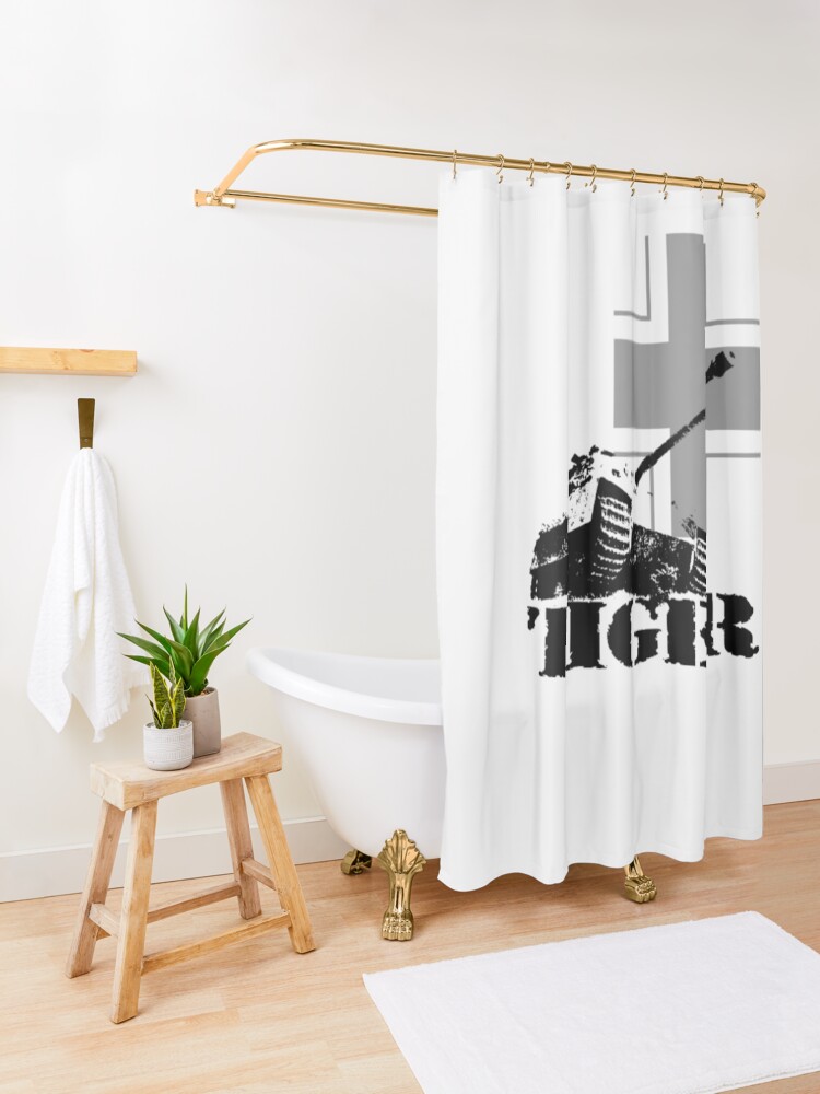 "German WW2 Tiger Tank" Shower Curtain for Sale by Chuft Redbubble