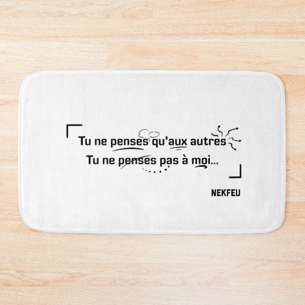 Item preview, Nekfeu - Quote designed and sold by Oni  Zuka.