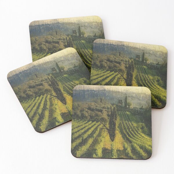 Item preview, Tuscany vineyards designed and sold by AM FineArtPrints.