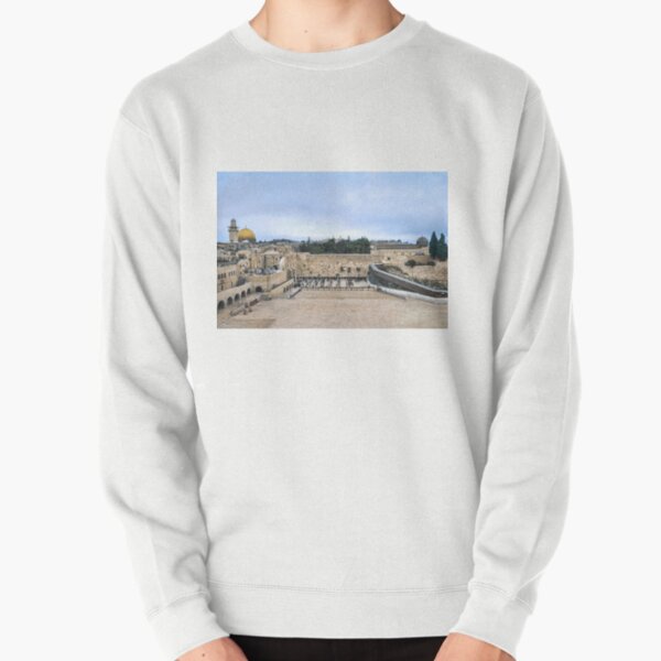  Jerusalem and the western wall Pullover Sweatshirt