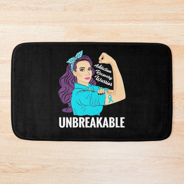 Item preview, Addiction Recovery Awareness Warrior Unbreakable Support designed and sold by ZNOVANNA.