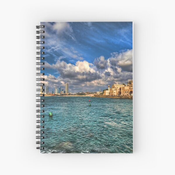 Tel Aviv Jaffa shoreline Spiral Notebook