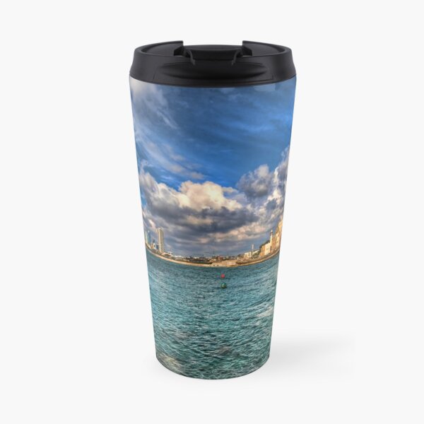 Tel Aviv Jaffa shoreline Travel Mug