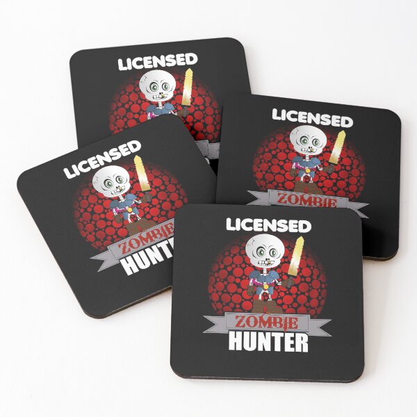 Item preview, Licensed Zombie Hunter Skeleton Halloween designed and sold by perfectpresents.