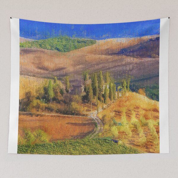 Item preview, Tuscany vineyards designed and sold by AM FineArtPrints.