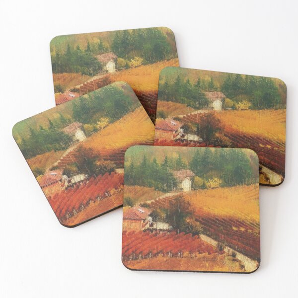 Item preview, Tuscany vineyards designed and sold by AM FineArtPrints.