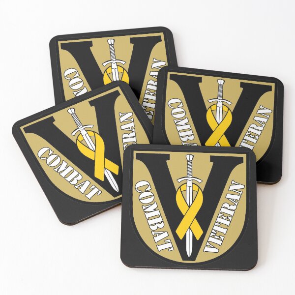Item preview, Combat Veteran; Support our troops; designed and sold by StickerApe.