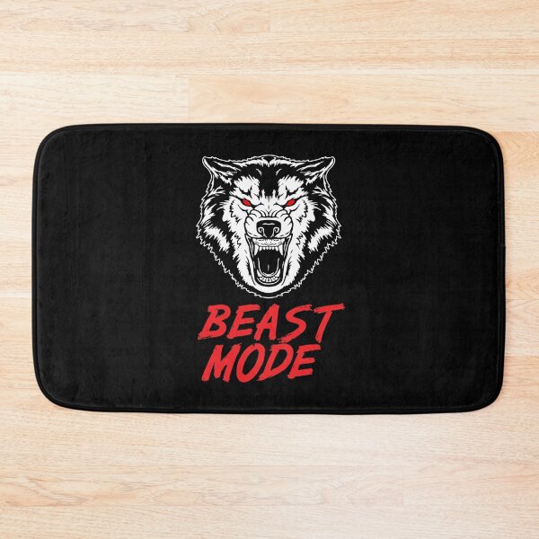 Item preview, Beast Mode Gym Fitness Wolf designed and sold by maniacfitness.