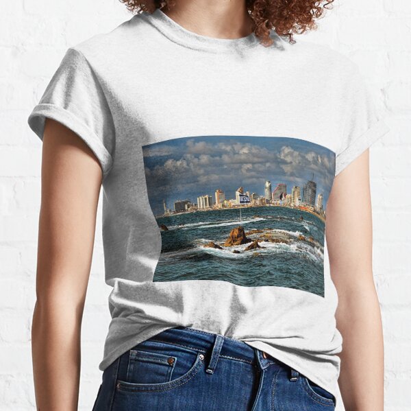 Tel Aviv shoreline Classic T-Shirt