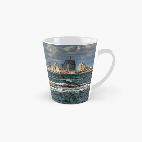 Tel Aviv shoreline Tall Mug