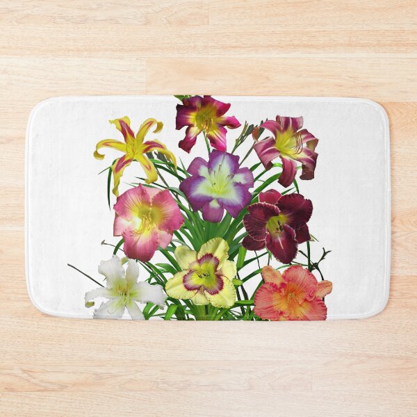 Item preview, Celebration of daylilies I, Hemerocallis flowers designed and sold by rvjames.