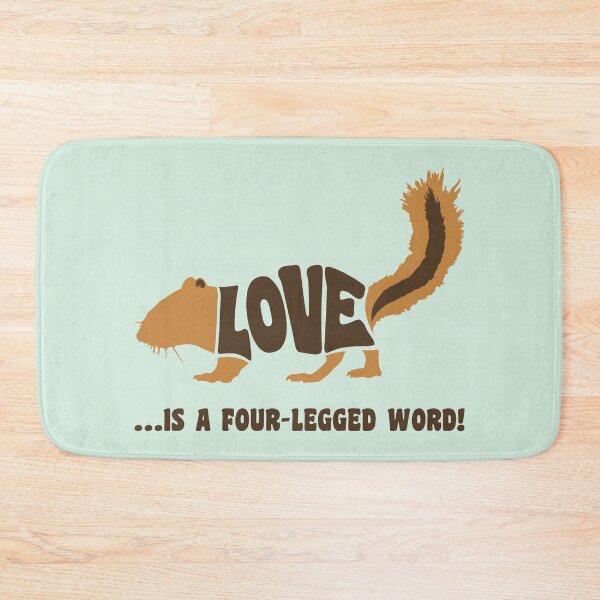 Item preview, Love is a four-legged word! - chipmunk designed and sold by RatArt Designs.
