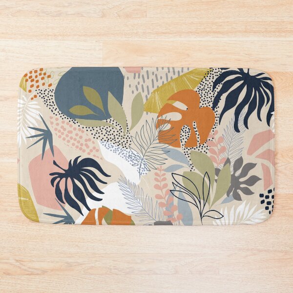 Item preview, Tropical Foliage Pattern 1 - Retro Boho Earthy designed and sold by Dominiquevari.